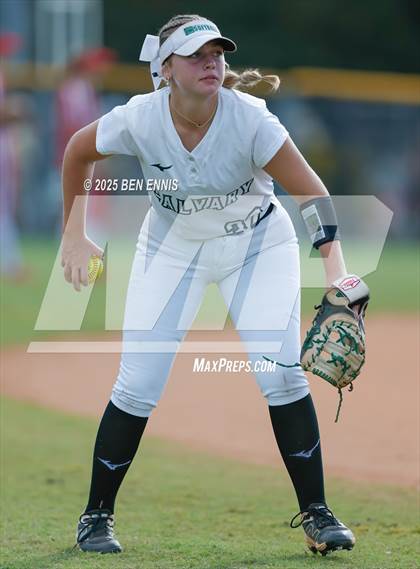 Thumbnail 1 in Strong Rock Christian vs. Calvary Christian (GIAA 4A Final) photogallery.