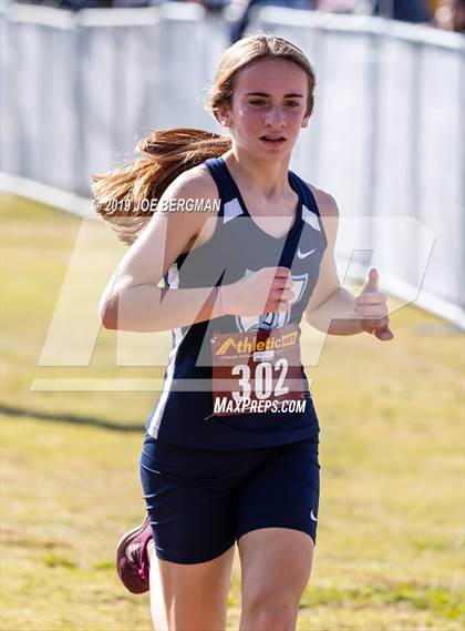 Thumbnail 3 in CIF Central Section Cross Country Championships (Girls D2 Race) photogallery.