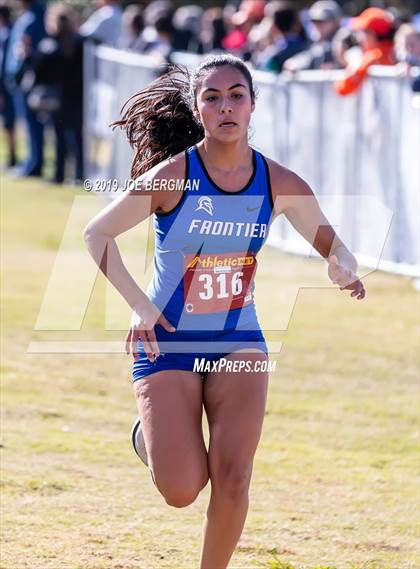 Thumbnail 3 in CIF Central Section Cross Country Championships (Girls D2 Race) photogallery.