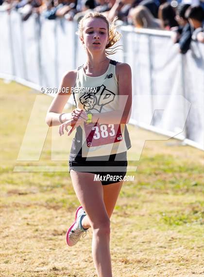 Thumbnail 2 in CIF Central Section Cross Country Championships (Girls D2 Race) photogallery.