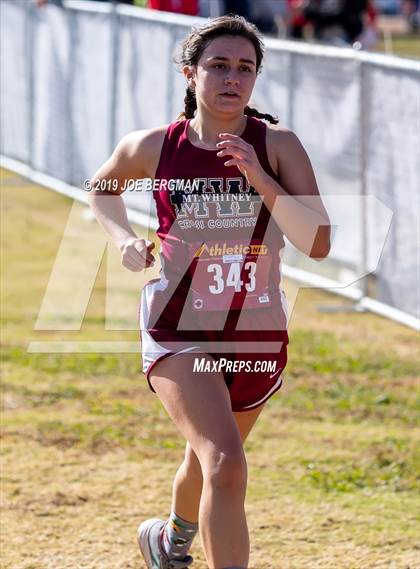 Thumbnail 2 in CIF Central Section Cross Country Championships (Girls D2 Race) photogallery.