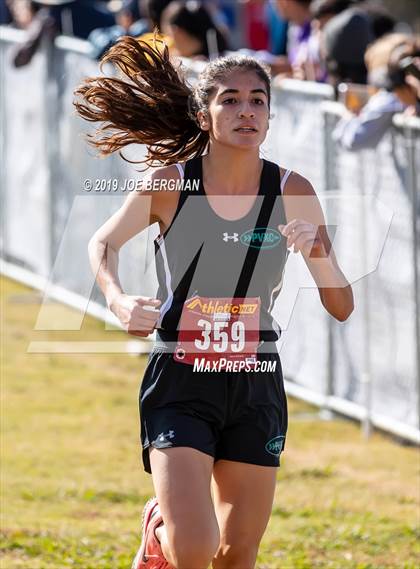 Thumbnail 2 in CIF Central Section Cross Country Championships (Girls D2 Race) photogallery.