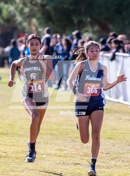 Thumbnail 1 in CIF Central Section Cross Country Championships (Girls D2 Race) photogallery.