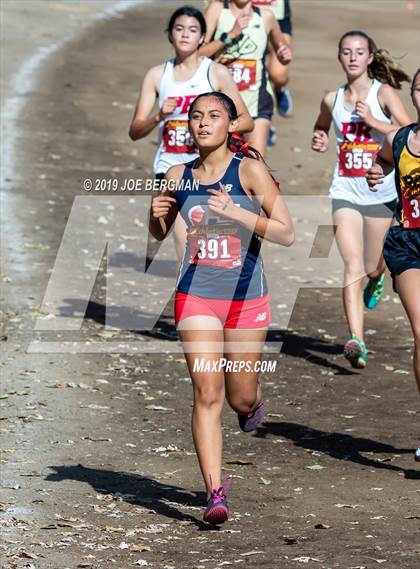 Thumbnail 1 in CIF Central Section Cross Country Championships (Girls D2 Race) photogallery.