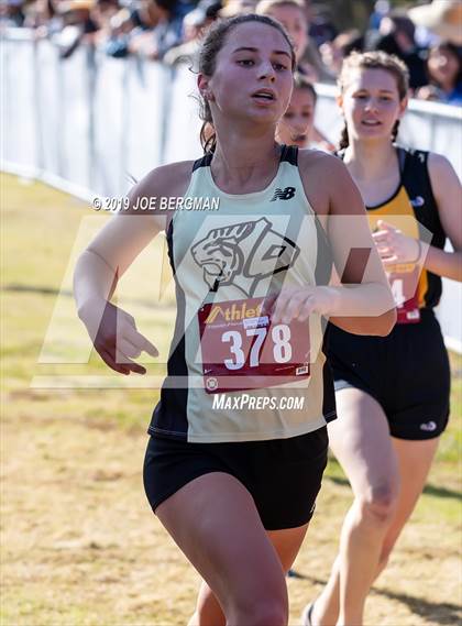 Thumbnail 3 in CIF Central Section Cross Country Championships (Girls D2 Race) photogallery.