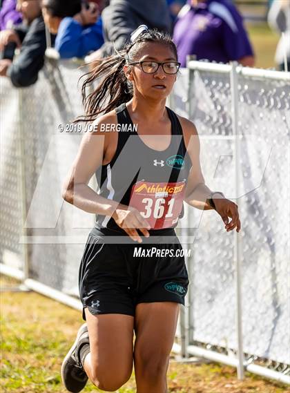 Thumbnail 3 in CIF Central Section Cross Country Championships (Girls D2 Race) photogallery.