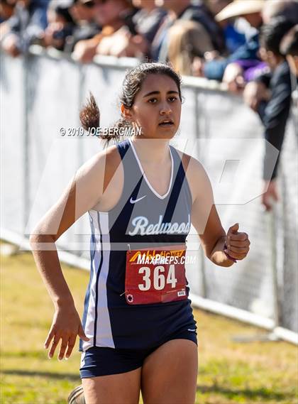 Thumbnail 2 in CIF Central Section Cross Country Championships (Girls D2 Race) photogallery.