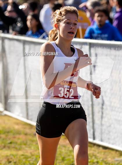 Thumbnail 1 in CIF Central Section Cross Country Championships (Girls D2 Race) photogallery.