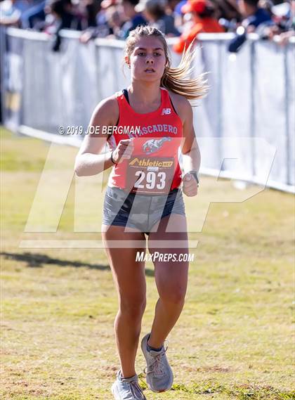 Thumbnail 1 in CIF Central Section Cross Country Championships (Girls D2 Race) photogallery.