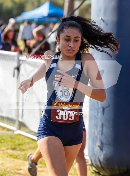 Thumbnail 3 in CIF Central Section Cross Country Championships (Girls D2 Race) photogallery.