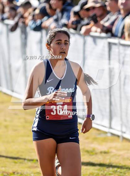 Thumbnail 3 in CIF Central Section Cross Country Championships (Girls D2 Race) photogallery.