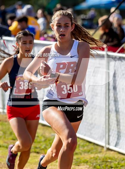 Thumbnail 2 in CIF Central Section Cross Country Championships (Girls D2 Race) photogallery.