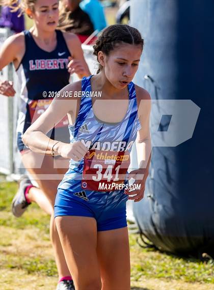 Thumbnail 1 in CIF Central Section Cross Country Championships (Girls D2 Race) photogallery.