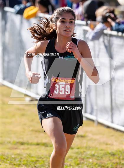Thumbnail 3 in CIF Central Section Cross Country Championships (Girls D2 Race) photogallery.
