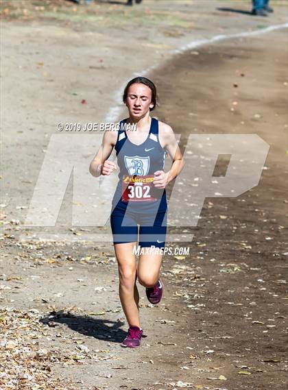 Thumbnail 2 in CIF Central Section Cross Country Championships (Girls D2 Race) photogallery.