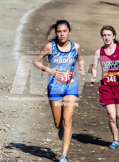Thumbnail 3 in CIF Central Section Cross Country Championships (Girls D2 Race) photogallery.