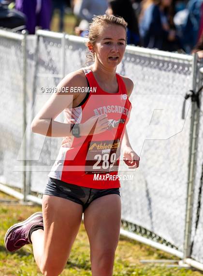 Thumbnail 2 in CIF Central Section Cross Country Championships (Girls D2 Race) photogallery.