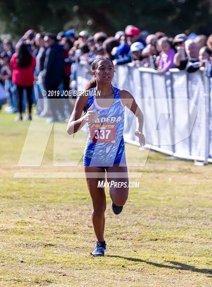 Thumbnail 3 in CIF Central Section Cross Country Championships (Girls D2 Race) photogallery.
