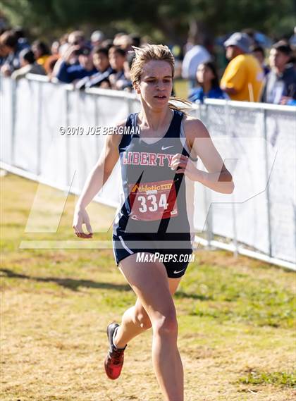 Thumbnail 3 in CIF Central Section Cross Country Championships (Girls D2 Race) photogallery.