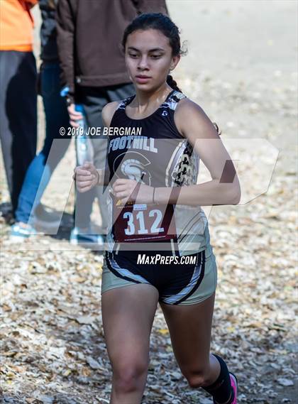 Thumbnail 3 in CIF Central Section Cross Country Championships (Girls D2 Race) photogallery.