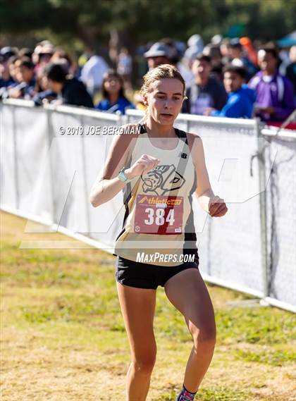 Thumbnail 1 in CIF Central Section Cross Country Championships (Girls D2 Race) photogallery.