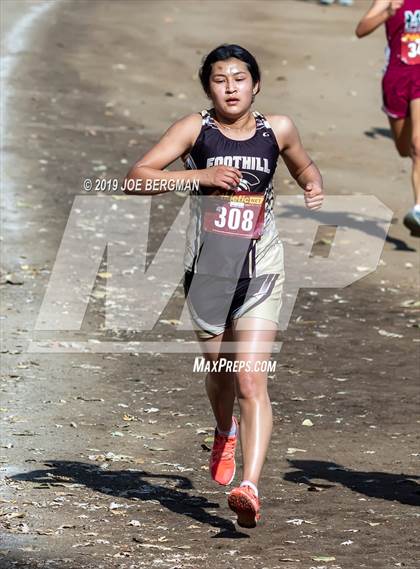 Thumbnail 2 in CIF Central Section Cross Country Championships (Girls D2 Race) photogallery.