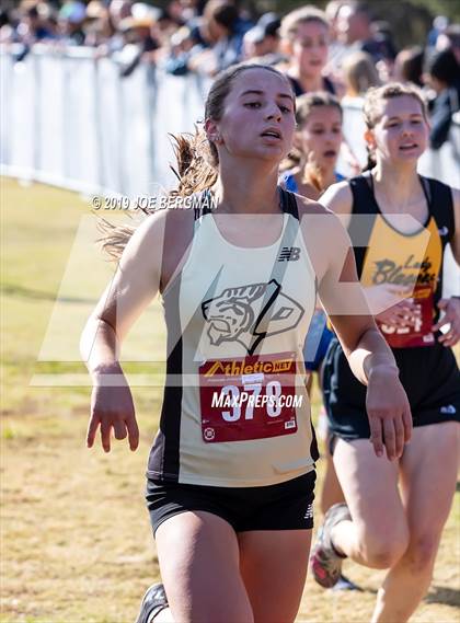 Thumbnail 2 in CIF Central Section Cross Country Championships (Girls D2 Race) photogallery.