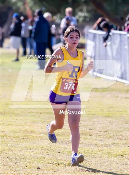 Thumbnail 2 in CIF Central Section Cross Country Championships (Girls D2 Race) photogallery.