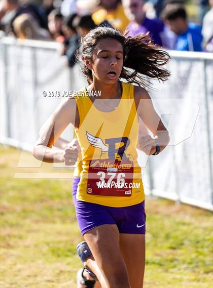 Thumbnail 2 in CIF Central Section Cross Country Championships (Girls D2 Race) photogallery.