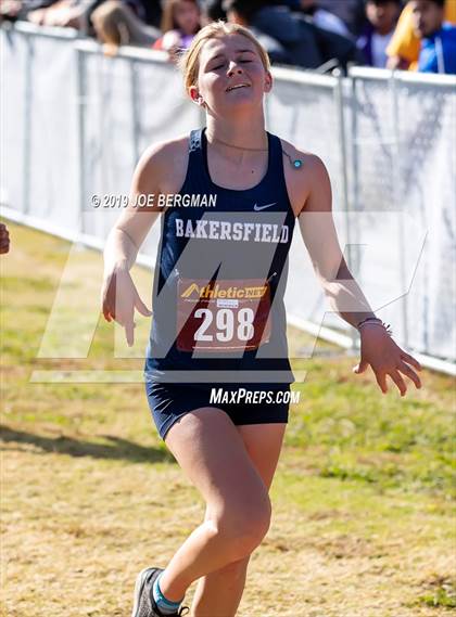 Thumbnail 2 in CIF Central Section Cross Country Championships (Girls D2 Race) photogallery.