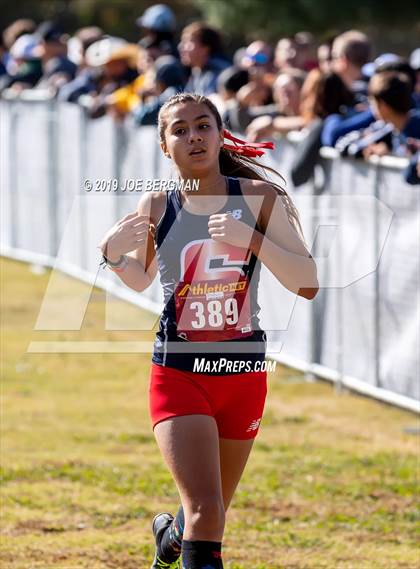 Thumbnail 3 in CIF Central Section Cross Country Championships (Girls D2 Race) photogallery.