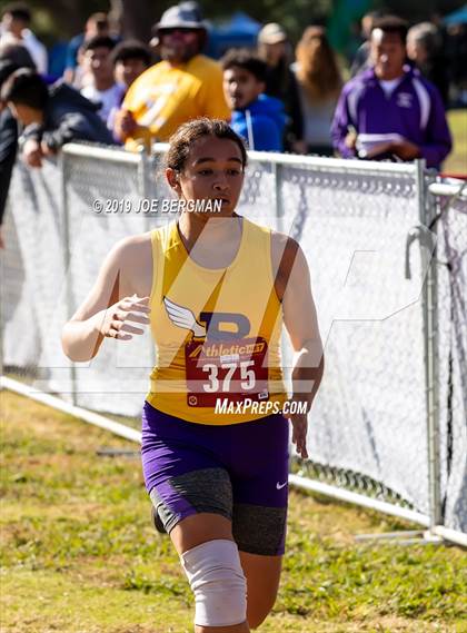 Thumbnail 2 in CIF Central Section Cross Country Championships (Girls D2 Race) photogallery.