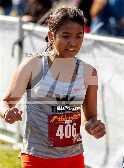 Thumbnail 2 in CIF Central Section Cross Country Championships (Girls D2 Race) photogallery.