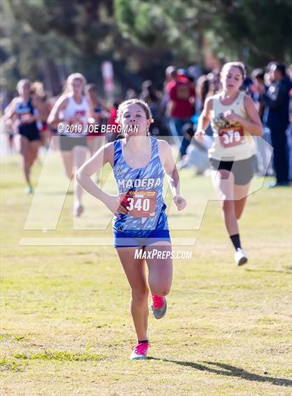 Thumbnail 2 in CIF Central Section Cross Country Championships (Girls D2 Race) photogallery.
