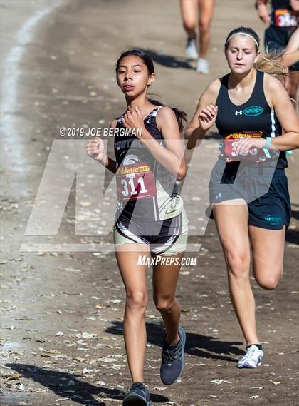 Thumbnail 2 in CIF Central Section Cross Country Championships (Girls D2 Race) photogallery.