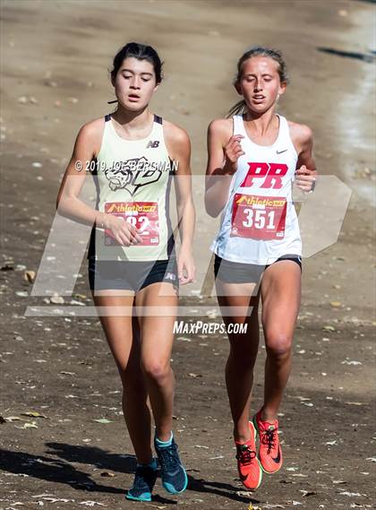 Thumbnail 2 in CIF Central Section Cross Country Championships (Girls D2 Race) photogallery.