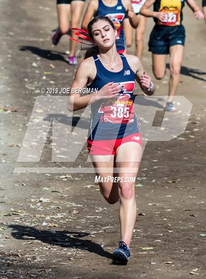 Thumbnail 3 in CIF Central Section Cross Country Championships (Girls D2 Race) photogallery.