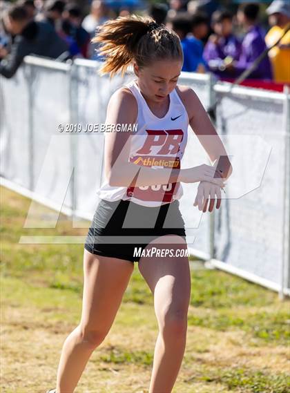 Thumbnail 2 in CIF Central Section Cross Country Championships (Girls D2 Race) photogallery.