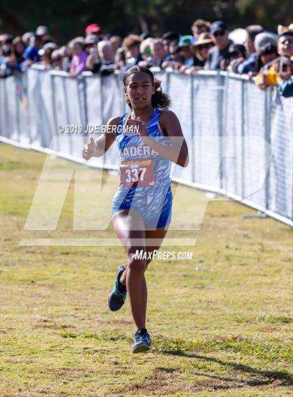 Thumbnail 2 in CIF Central Section Cross Country Championships (Girls D2 Race) photogallery.