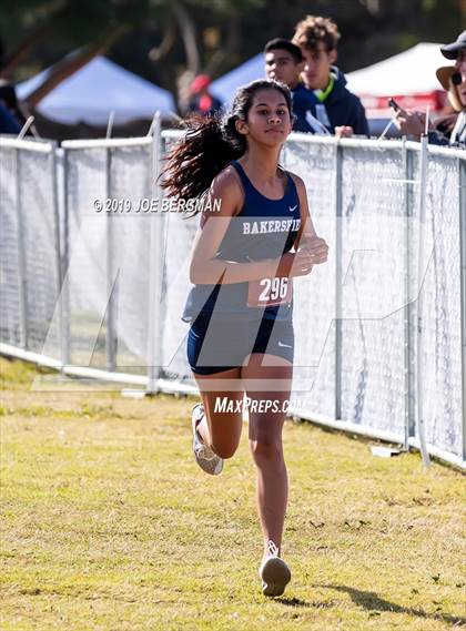 Thumbnail 2 in CIF Central Section Cross Country Championships (Girls D2 Race) photogallery.