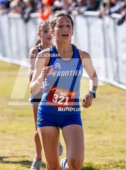 Thumbnail 3 in CIF Central Section Cross Country Championships (Girls D2 Race) photogallery.