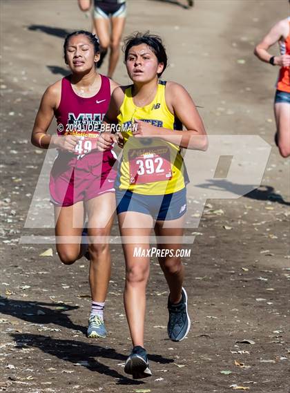 Thumbnail 2 in CIF Central Section Cross Country Championships (Girls D2 Race) photogallery.