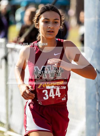 Thumbnail 2 in CIF Central Section Cross Country Championships (Girls D2 Race) photogallery.