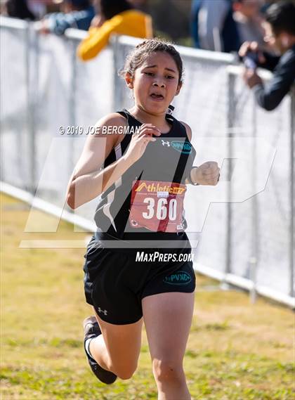 Thumbnail 3 in CIF Central Section Cross Country Championships (Girls D2 Race) photogallery.