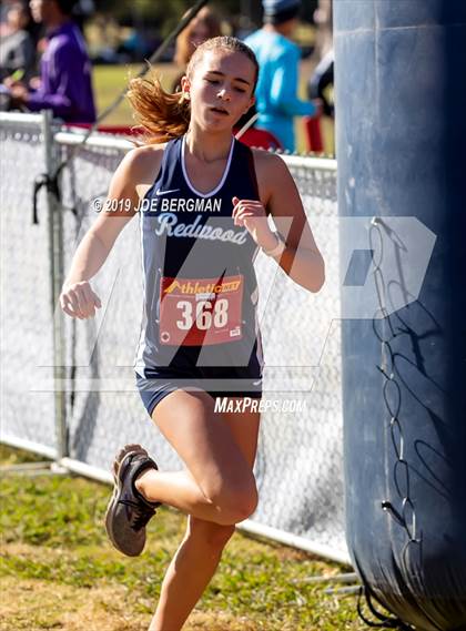 Thumbnail 1 in CIF Central Section Cross Country Championships (Girls D2 Race) photogallery.