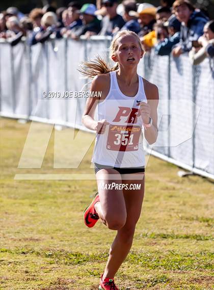 Thumbnail 2 in CIF Central Section Cross Country Championships (Girls D2 Race) photogallery.