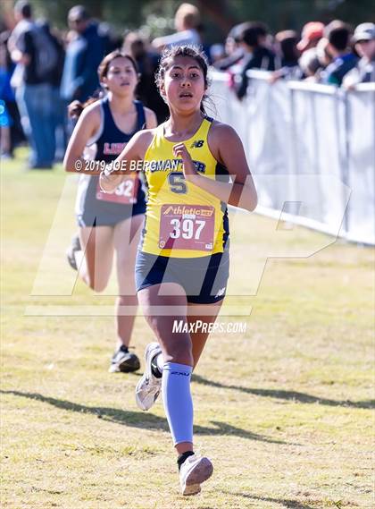 Thumbnail 3 in CIF Central Section Cross Country Championships (Girls D2 Race) photogallery.