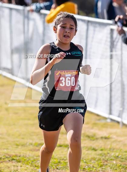 Thumbnail 2 in CIF Central Section Cross Country Championships (Girls D2 Race) photogallery.