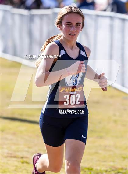 Thumbnail 2 in CIF Central Section Cross Country Championships (Girls D2 Race) photogallery.
