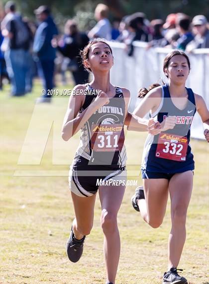 Thumbnail 3 in CIF Central Section Cross Country Championships (Girls D2 Race) photogallery.